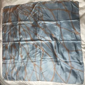 Vintage Valentino Rope Print Silk Scarf